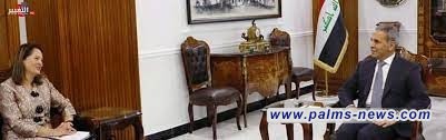القاضي فائق زيدان يستقبل سفيرة حقوق الانسان في مملكة هولندا