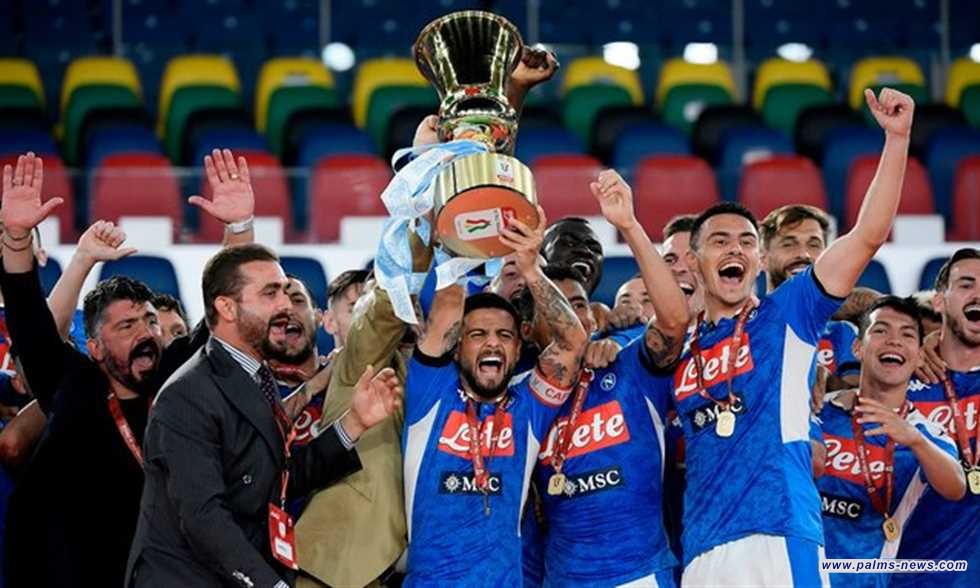 نابولي بطلاً للدوري الإيطالي بعد غياب 33 عاماً