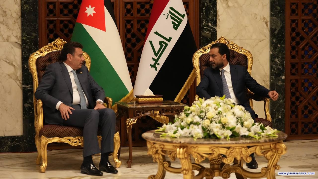 رئيس مجلس النواب يستقبل نظيره الأردني