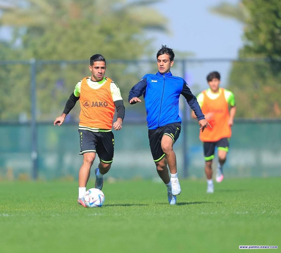 المنتخب العراقي ينهي وحدته التدريبية الصباحية