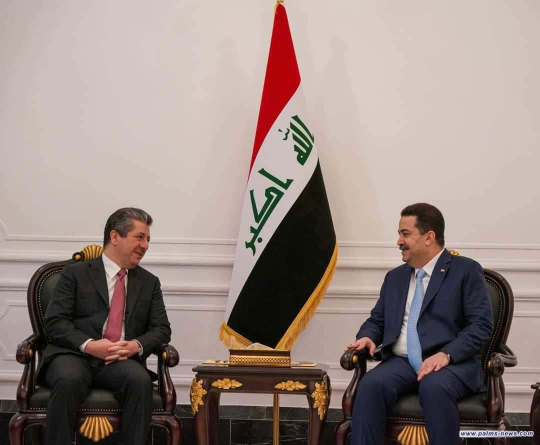 السوداني يستقبل مسرور بارزاني في بغداد