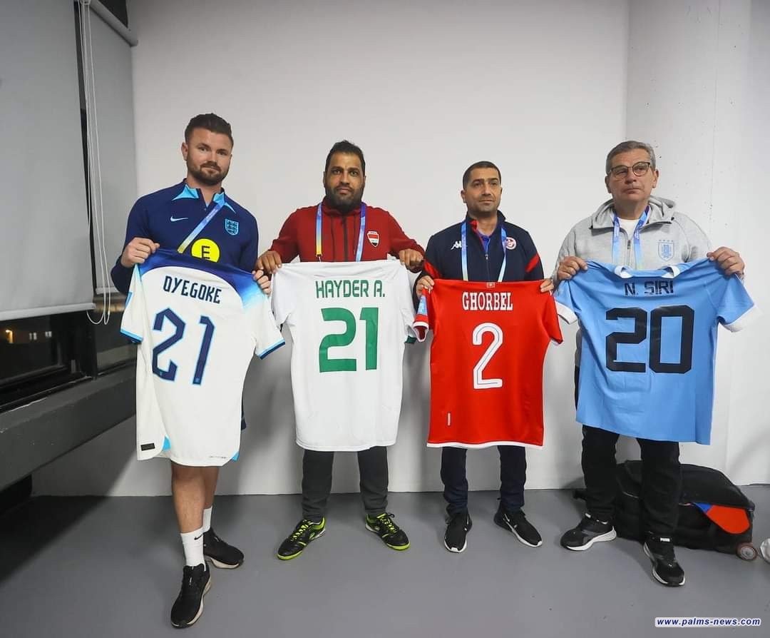 المنتخب العراقي بالزي الأبيض ببطولة كأس العالم للشباب