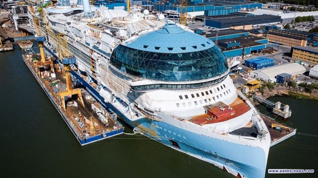 أكبر سفينة سياحية في العالم تبحر للمرة الأولى