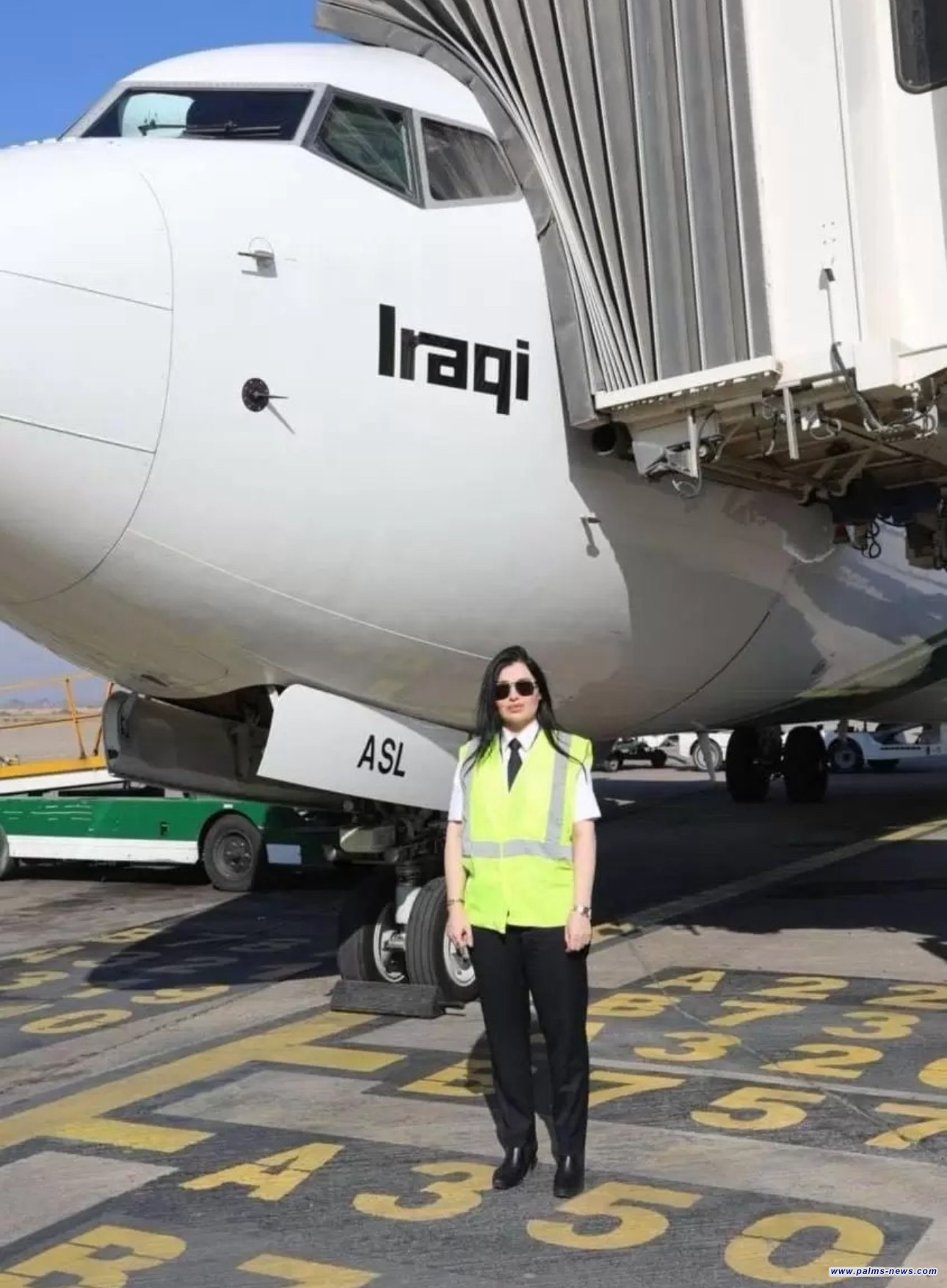 "بغداد إلى دبي" أول امرأة عراقية بدرجة “ربان طائرة”