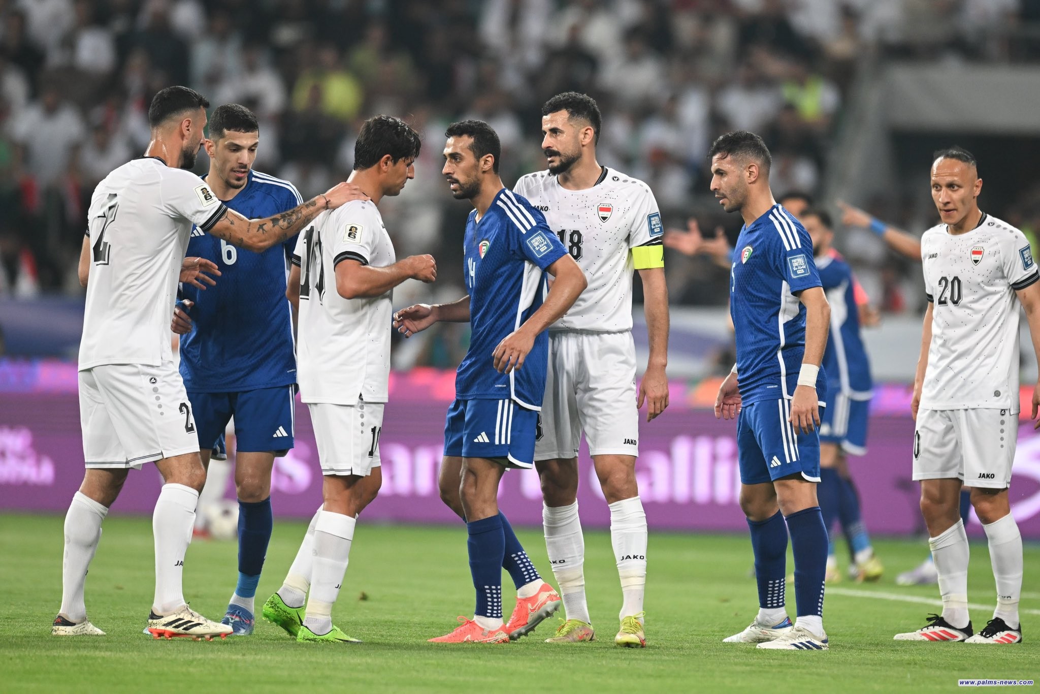 تعادل منتخبنا الوطني مع المنتخب الكويتي بهدفين لكلٍّ منهما في تصفيات آسيا لكأس العالم.