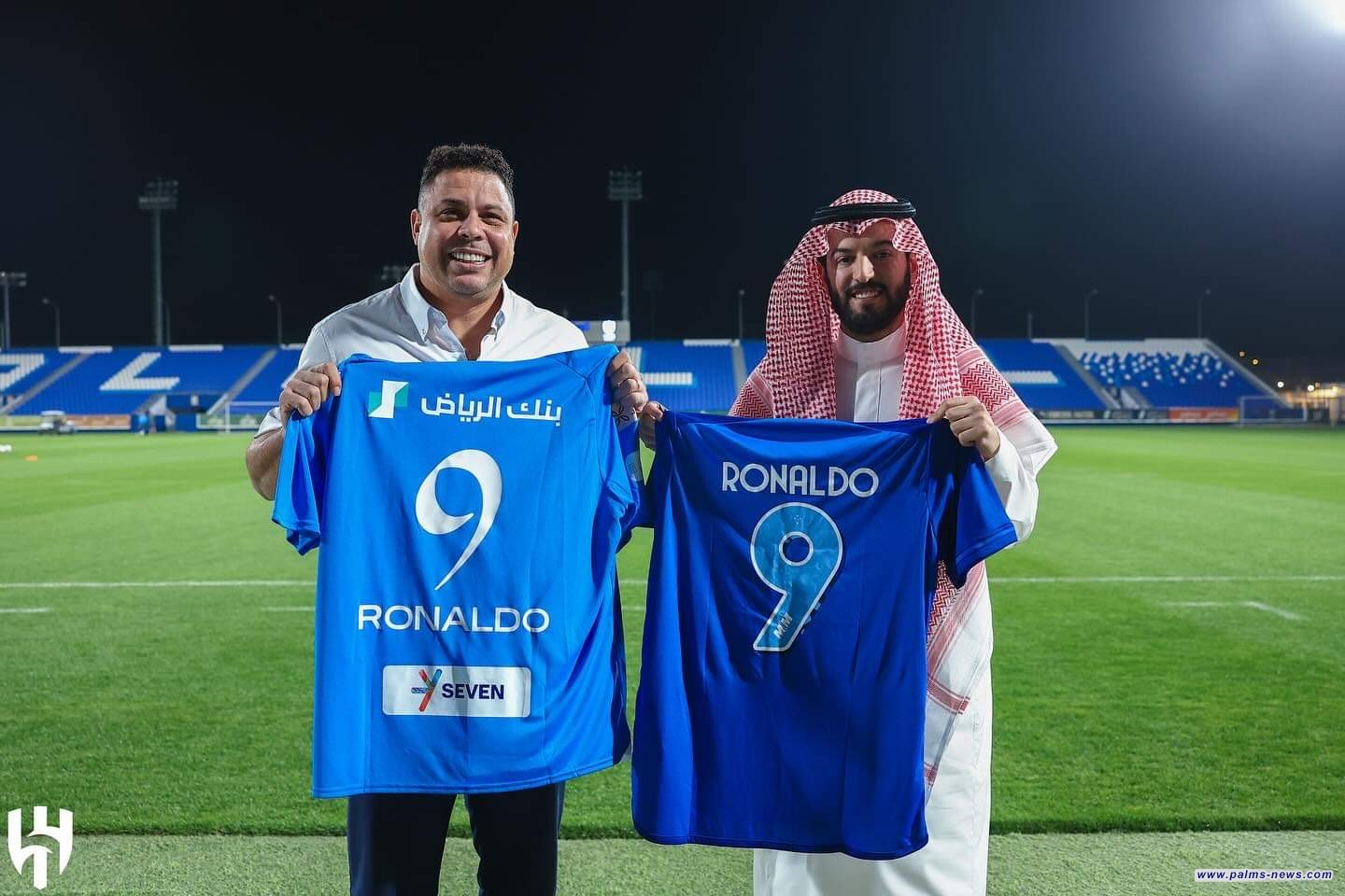 نادي الهلال السعودي يحتفي بالظاهرة البرازيلية رونالدو