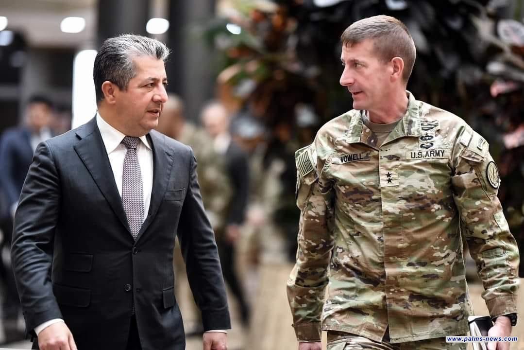 بارزاني وفاول يؤكدان أهمية حفظ الأمن والاستقرار في العراق