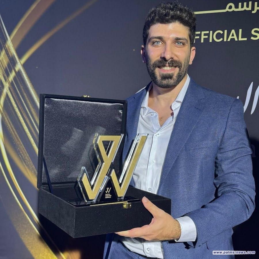 بلال الحداد يحصل على جائزة أفضل صانع محتوى رياضي لعام 2025 من غلوب سوكر.