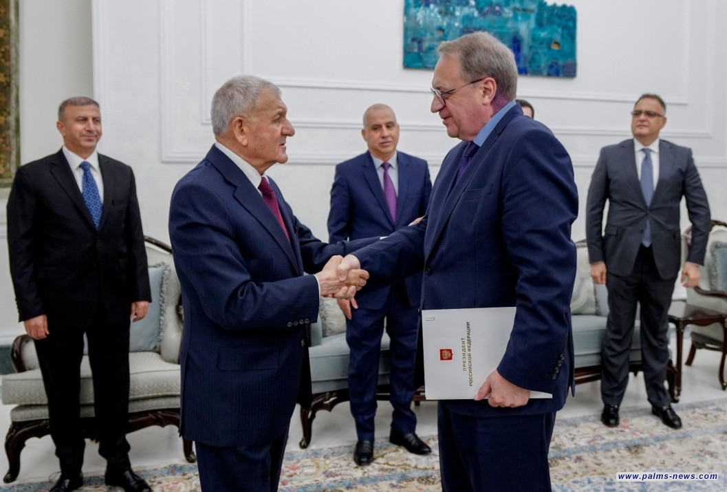 رئيس الجمهورية يستقبل المبعوث الخاص للرئيس الروسي