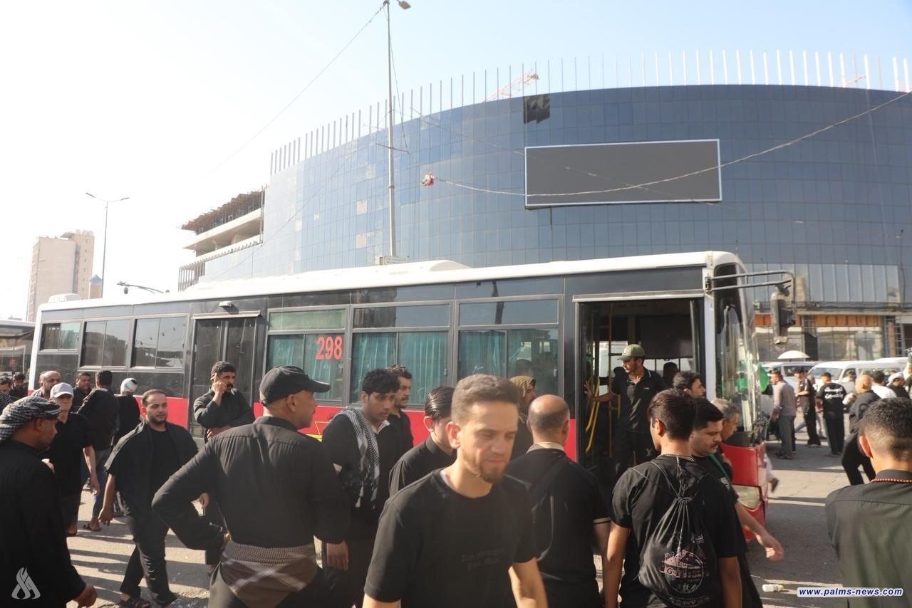 النقل تعلن خطة للتفويج العكسي للزائرين في كربلاء المقدسة