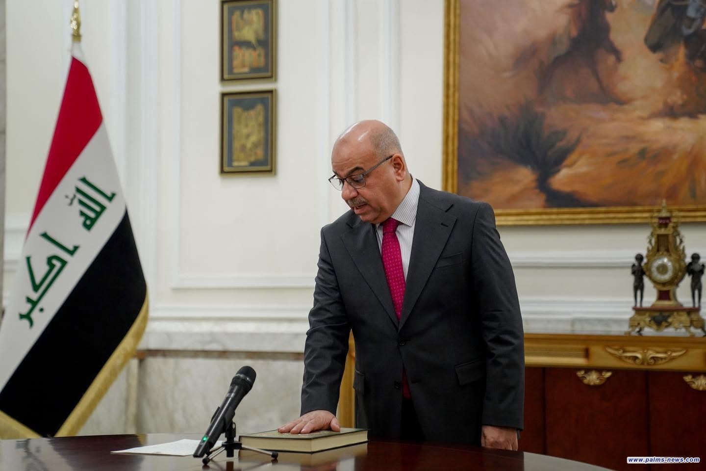 القاضي حسن الخفاجي يؤدي اليمين الدستوري عضواً احتياطاً في المحكمة الاتحادية العليا.