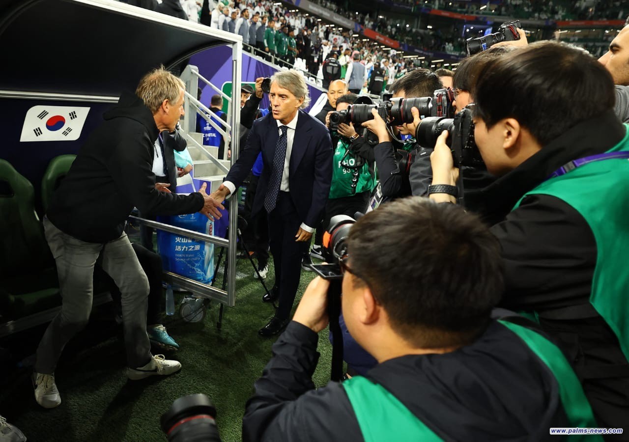 مانشيني يعلّق على مغادرته الملعب قبل نهاية مواجهة كوريا الجنوبية