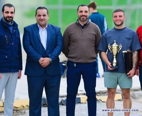 ختام بطولة المتقدمين للرجال بالتنس ومغترب عراقي يتوج بالمركز الأول