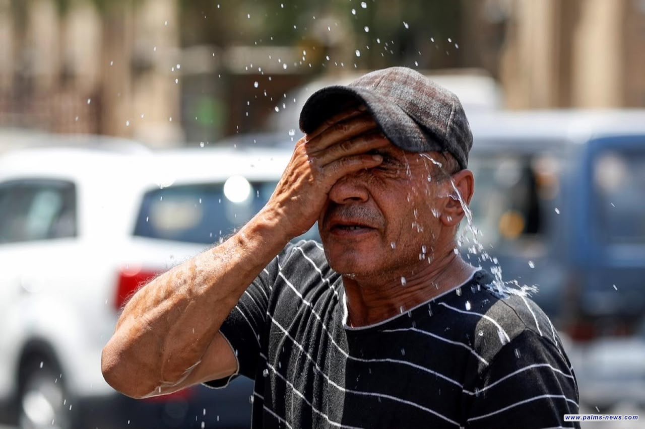 موجة حر شديدة تضرب العراق ودرجات الحرارة تبلغ 50 مئوية في البصرة