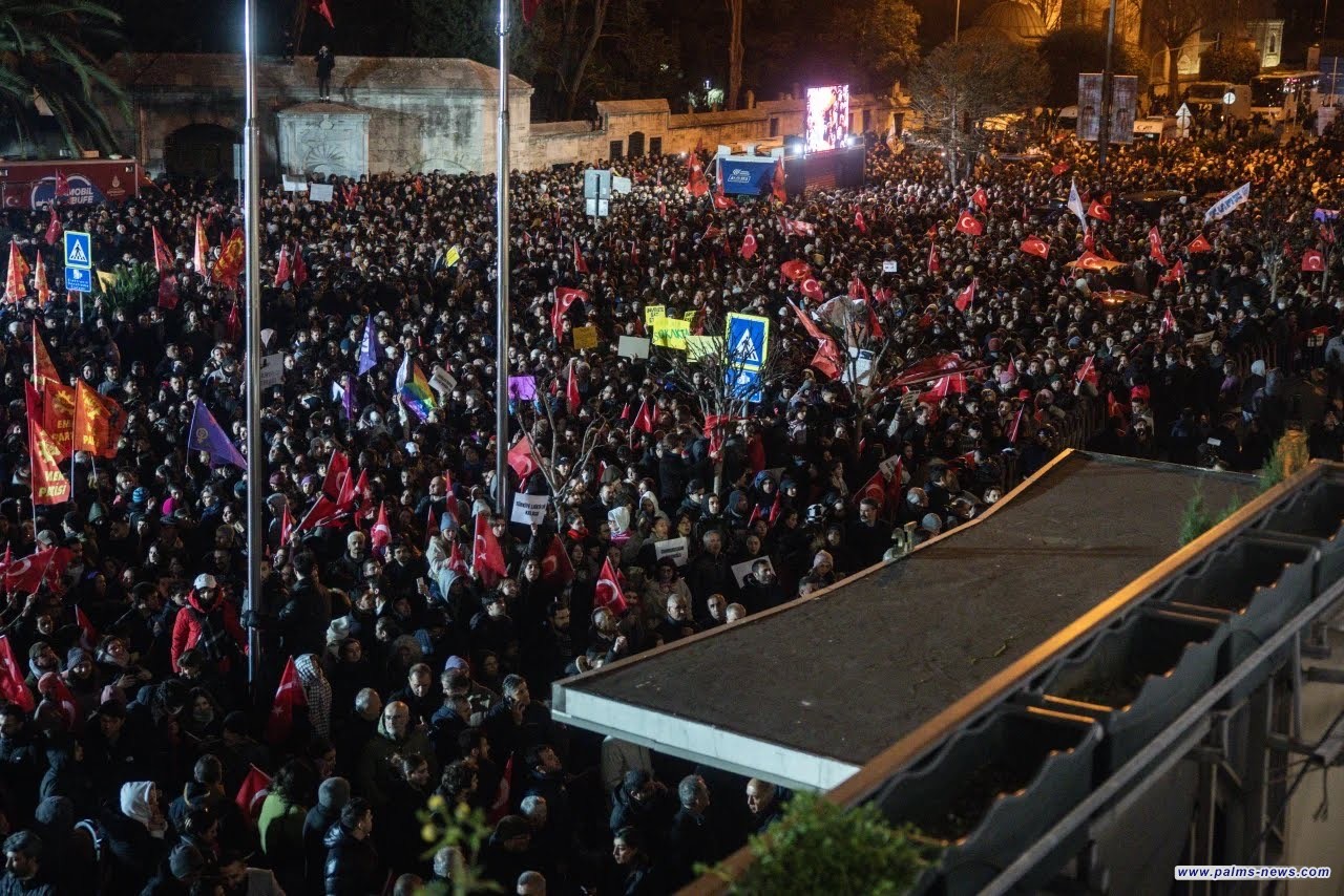 مظاهرات غاضبة بعد اعتقال "منافس أردوغان" أكرم إمام أوغلو