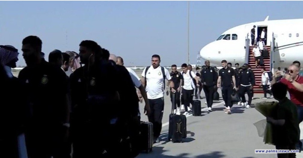 بعثة نادي النصر تصل مطار بغداد الدولي