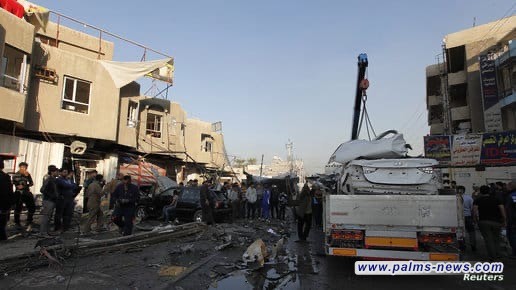 عبوة داخل علبة توصيل..  انفجار في بغداد