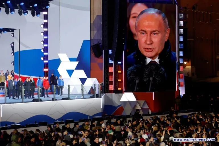 فلاديمير بوتين يحققُ فوزاً قياسياً في الانتخابات