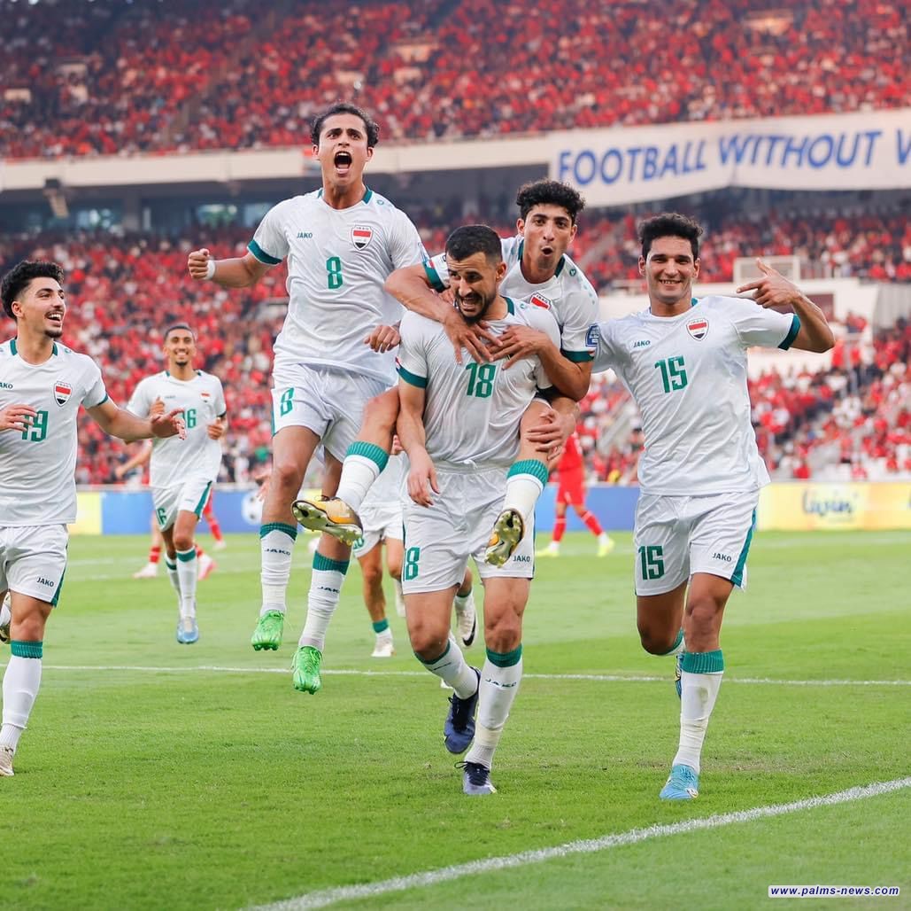 العراق يحقق فوزه السادس على التوالي في التصفيات المزدوجة بعد الفوز على فيتنام بثلاثة أهداف لهدف.