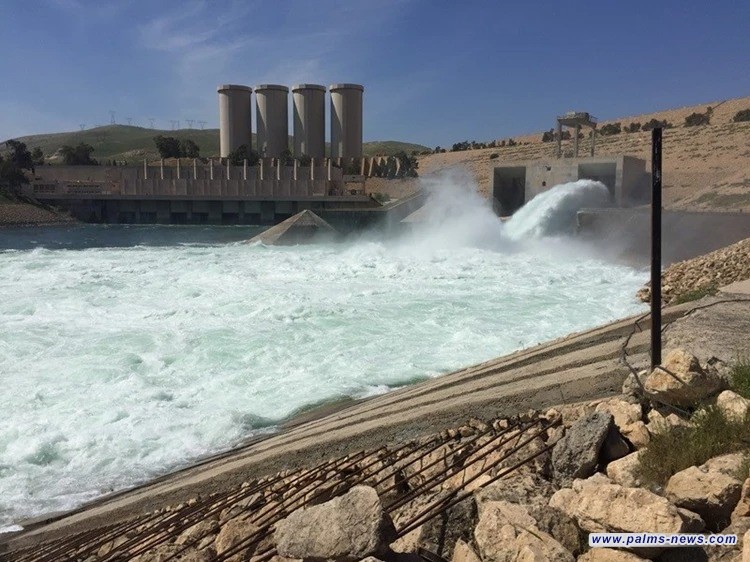 الجبوري: خزين سد الموصل يقترب من 5 مليارات متر مكعب لأول مرة منذ سنوات