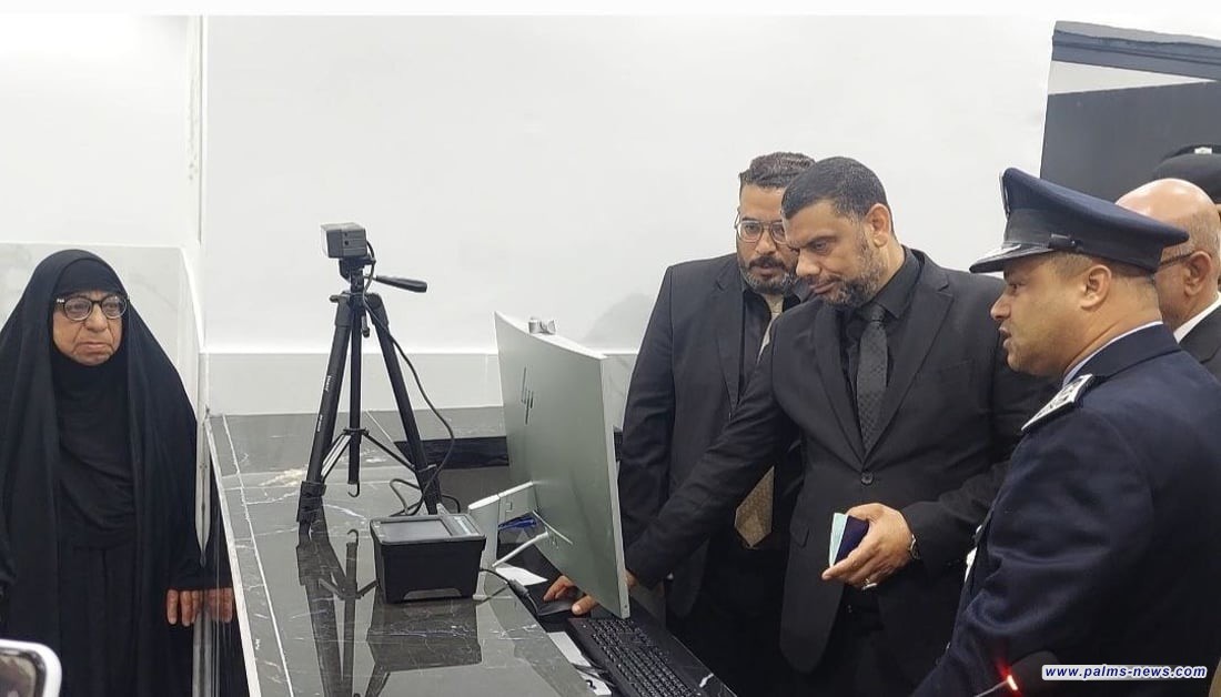 مسنة من ذي قار تسجل اسمها كأول الحاصلين على جواز إلكتروني بقضاء سوق الشيوخ