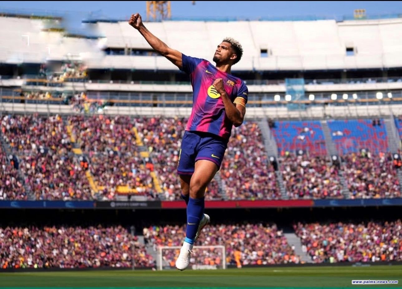 برشلونة يحقق انتصاره الخامس توالياً ويبتعد بصدارة الدوري الإسباني بفوزه الصعب على رايو فاييكانو بهدف نظيف.