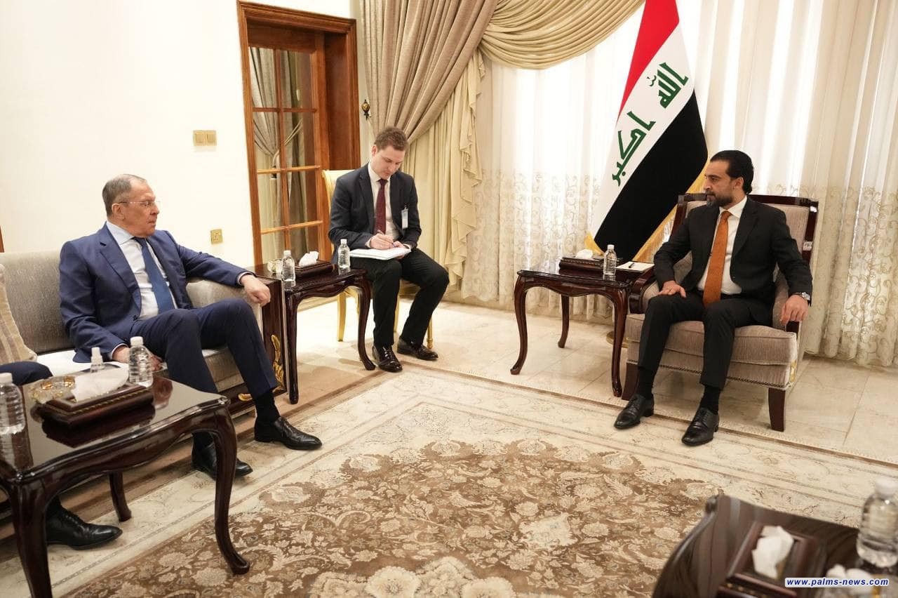 الحلبوسي يستقبل سيرغي لافروف في بغداد