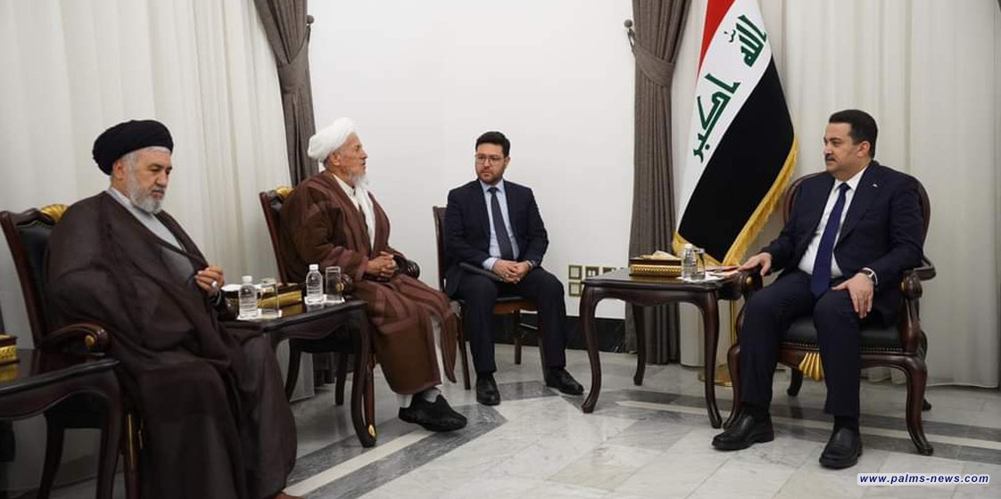السوداني يستقبل وفد مجلس علماء الشيعة في أفغانستان في بغداد