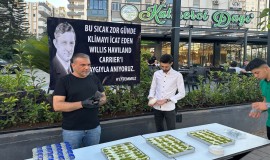 بسبب موجة الحر..أتراك يوزعون الحلوى إحياءً لذكرى "مخترع التكييف"