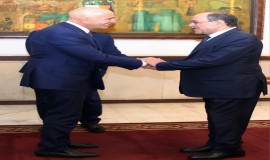 ‏رئيس ائتلاف دولة القانون نوري ‌ المالكي يستقبل المبعوث الأمريكي توم ‌ باراك .