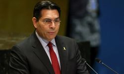مندوب إسرائيل في مجلس الأمن داني دانون لنظيره الإيراني أمير سعيد إيرواني: أنت ذئب يدعي أنه دبلوماسي