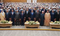 رئيس الوزراء يحضر احتفالية الوقف السني بمناسبة المولد النبوي الشريف