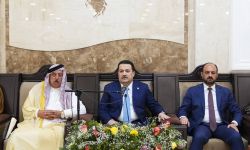 السوداني في مضيف قبيلة البوذياب بمحافظة الأنبار للقاء عدد من شيوخ ووجهاء المحافظة.