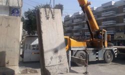 عمليات بغداد ترفع الكتل الكونكريتية من الحدائق في الكرخ