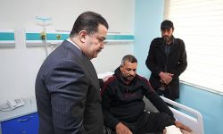 السوداني يزور جرحى العدوان الأمريكي في مستشفى الحسين العسكري