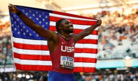 لايلز يحصد ذهبية سباق 100 متر ببطولة العالم لألعاب القوى