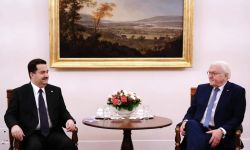 الرئيس الألماني يستقبل رئيس مجلس الوزراء محمد شياع السوداني يلتقي في برلين