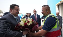 السوداني يزور معامل شركة الشرق الأوسط ببغداد بمناسبة عيد العمال