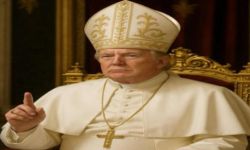 ترمب بزيّ بابا الفاتيكان.. صورة مثيرة في لحظة مفصلية