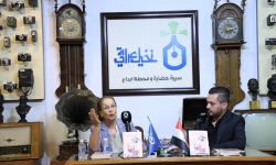 نخيل عراقي ترحب بصديق العابرين الجديد