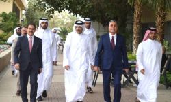 وزير الثقافة القطري يصل الى بغداد