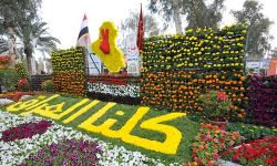 مهرجان بغداد للزهور يعود بعد ثلاثة أعوام على توقفه