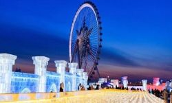 منتزه هاربين آيس سنو في الصين يدخل موسوعة غينيس