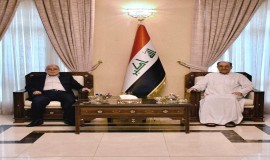 رئيس ائتلاف النصر حيدر العبادي، يزور رئيس ائتلاف دولة القانون نوري المالكي للاطمئنان على صحته.