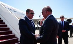 الرئيس المصري عبد الفتاح السيسي يصل إلى بغداد