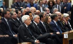 حضور الرئيس العراقي عبد اللطيف جمال رشيد، القداس التأبيني لرئيس الوزراء الإيطالي الأسبق سيلفيو برلسكوني في روما.