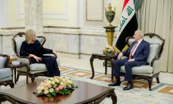 رئيس الجمهورية يبحث مع بلاسخارت ملف النازحين وتيسير عودتهم  لمناطقهم