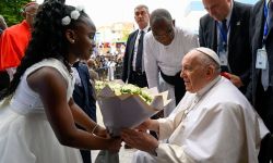 وصول بابا الفاتيكان الى جنوب السودان