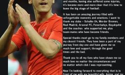 مسعود أوزيل يعلن اعتزاله كرة القدم