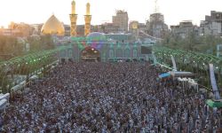 صلاة عيد الأضحى المبارك في الحرمين الشريفين في كربلاء المقدسة